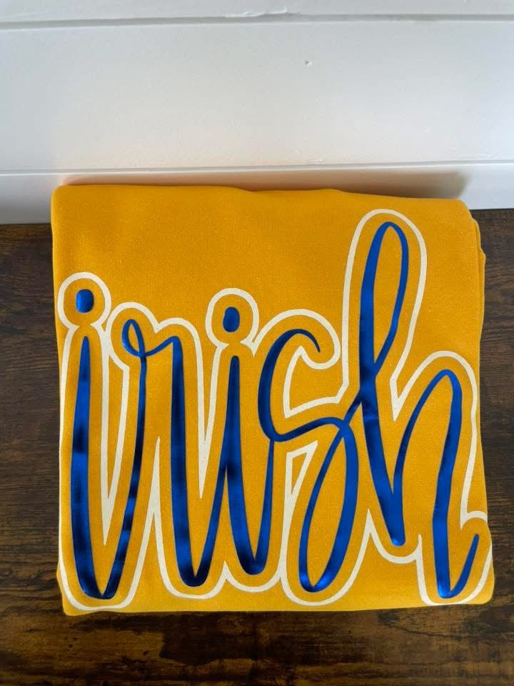 Irish puff crewneck