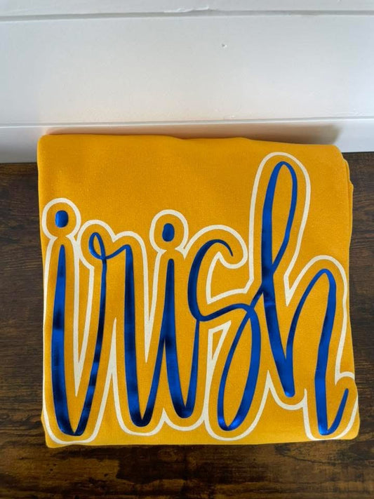 Irish puff crewneck