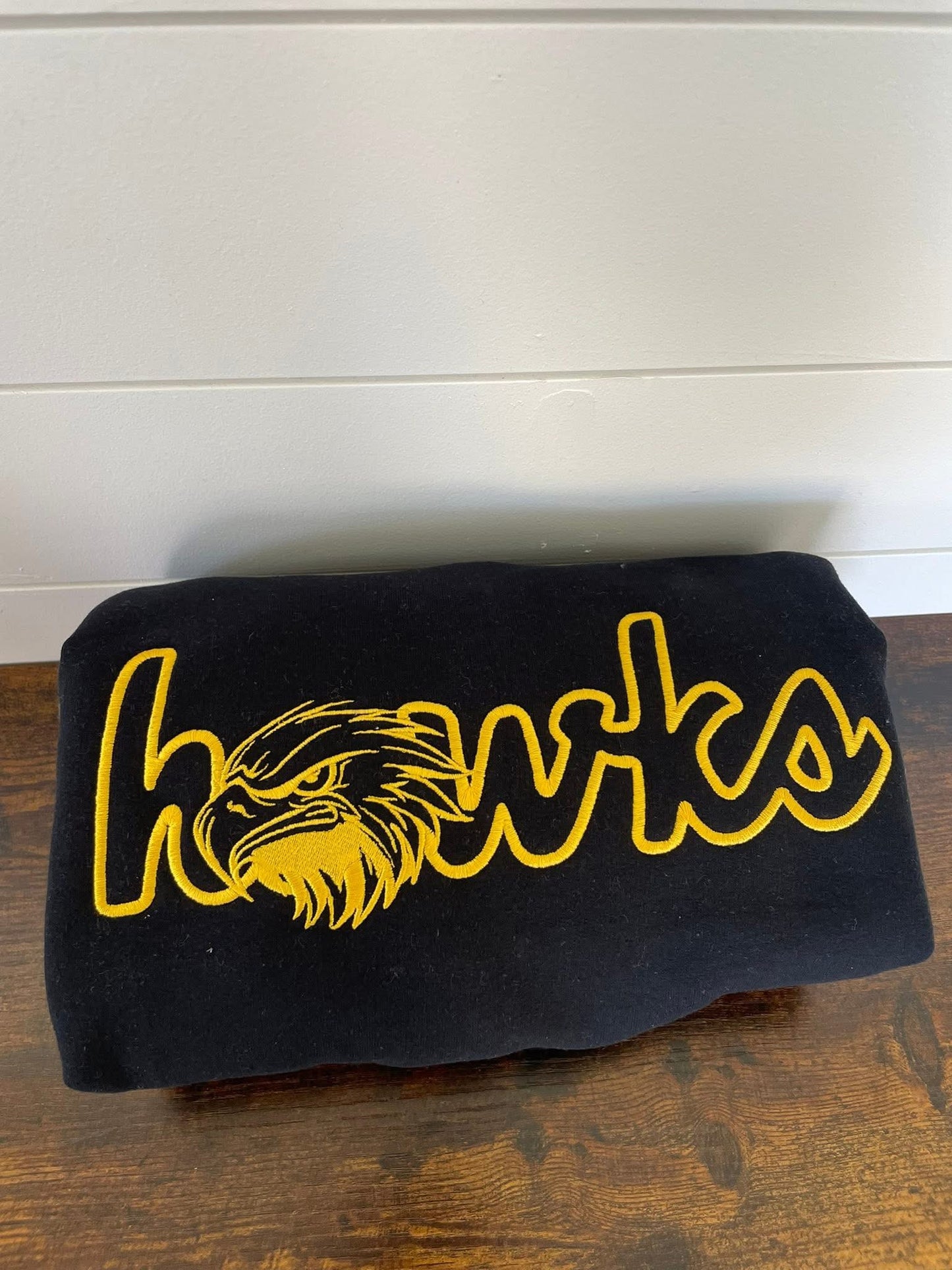 Hawks Embroidered Crewneck