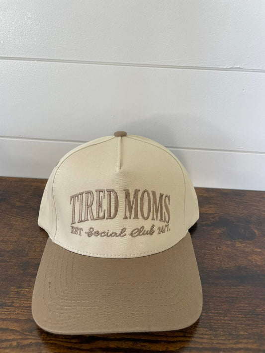 Tired Moms Social Club Embroidered Hat