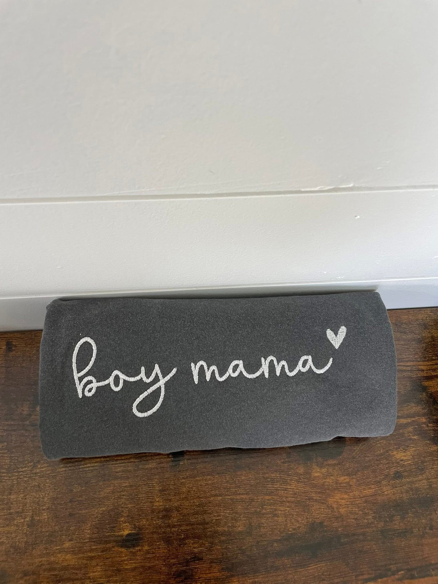 Boy Mama Embroidered Shirt