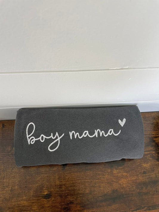 Boy Mama Embroidered Shirt