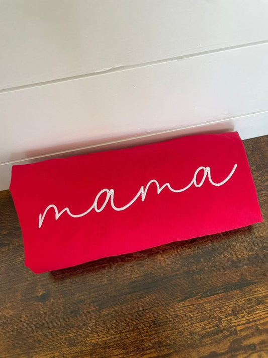 Mama Embroidered Shirt
