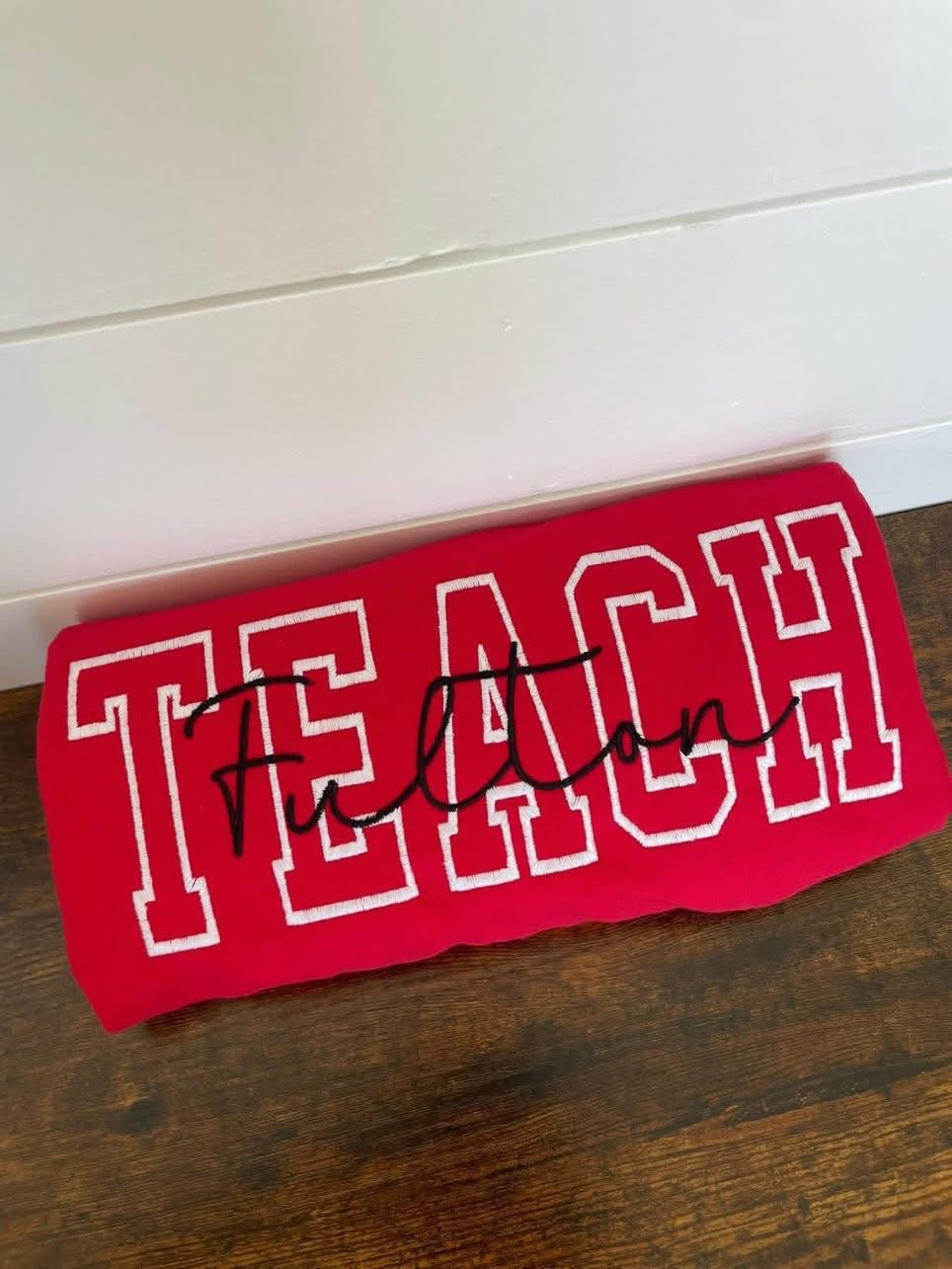 Teach Fulton Embroidered Shirt