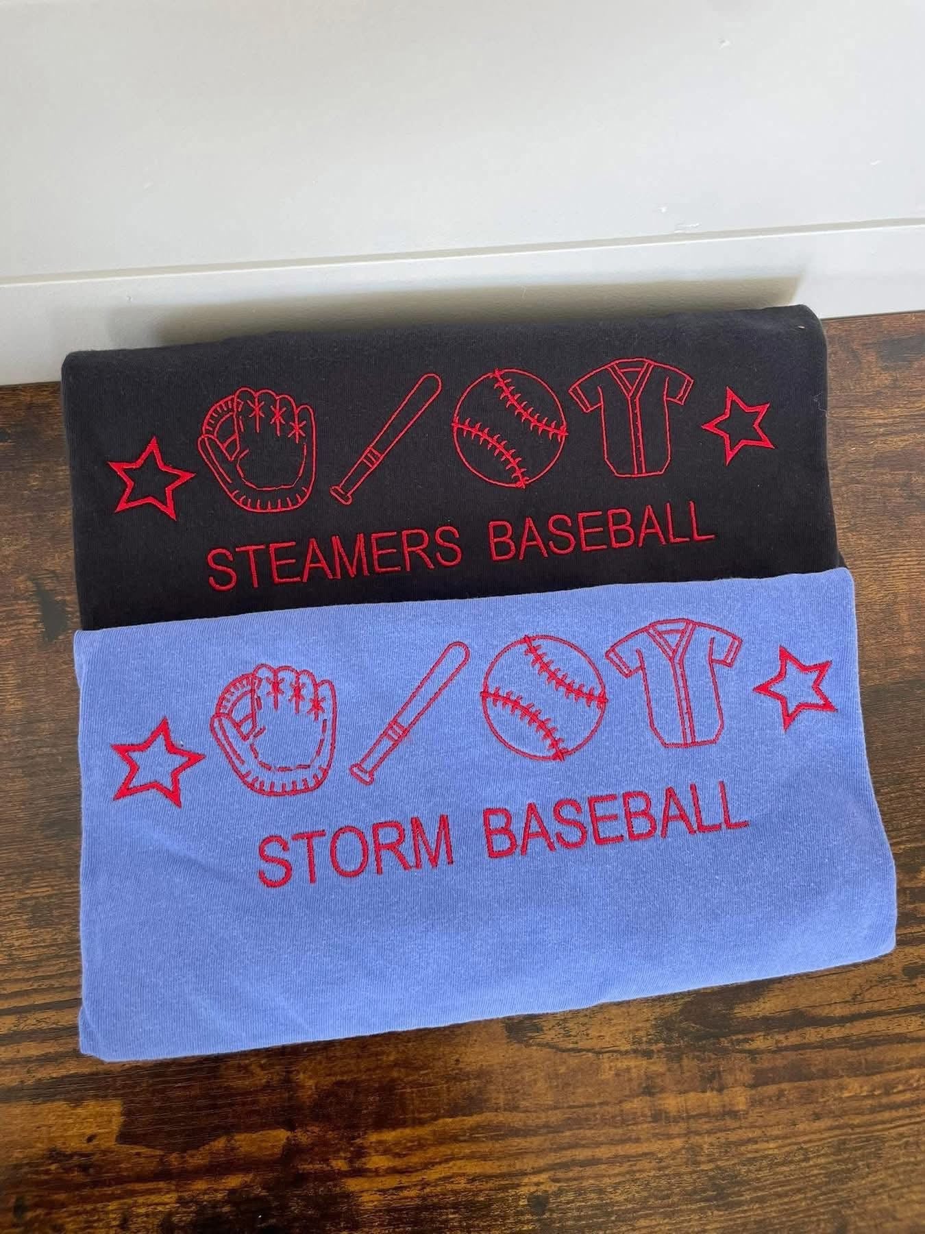 Baseball Embroidered Shirts