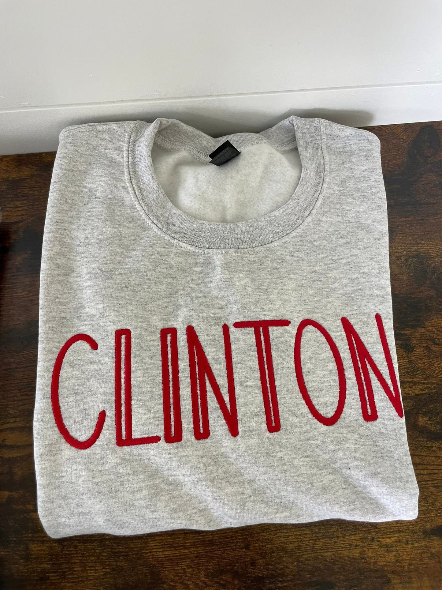 Clinton Embroidered Crewneck