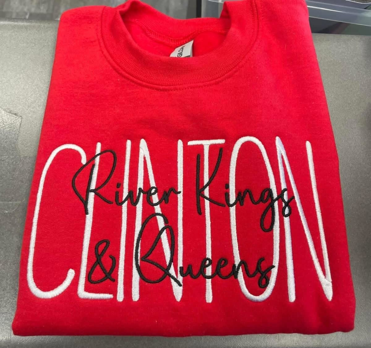 Clinton Embroidered Crewneck
