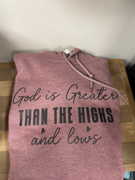God Is Greater Medium Hoodie
