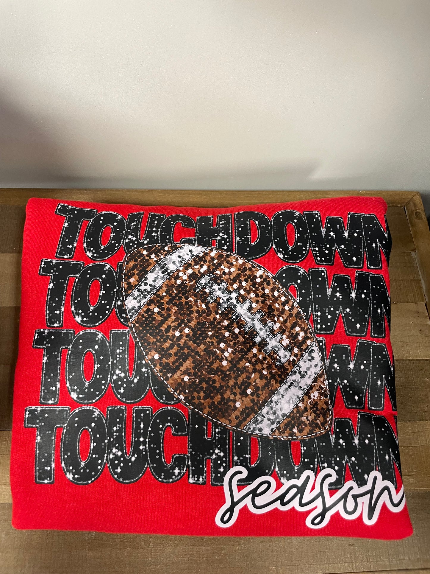 Touchdown Season Football Medium Crewneck