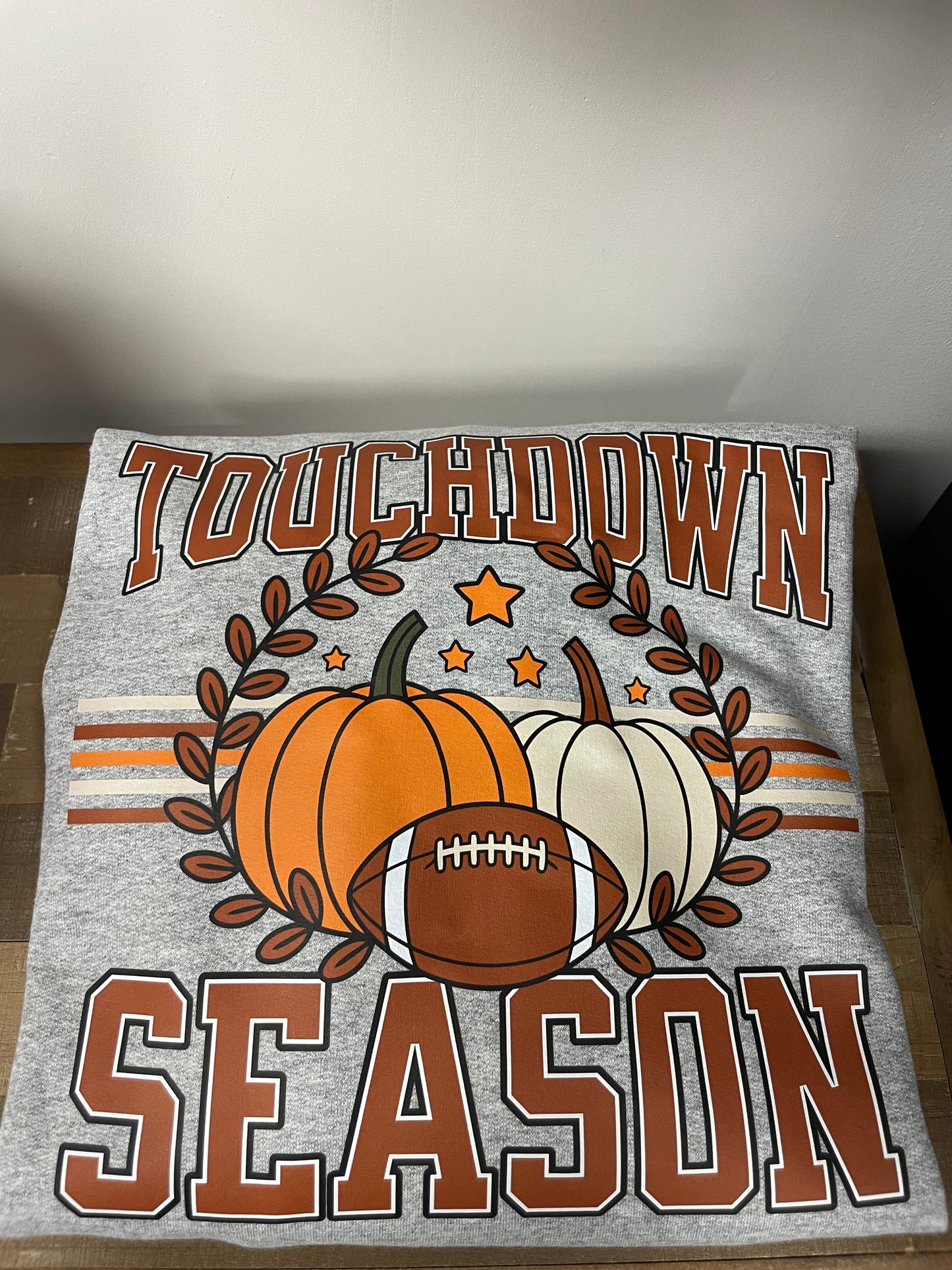 Football Touchdown Season crewneck XL