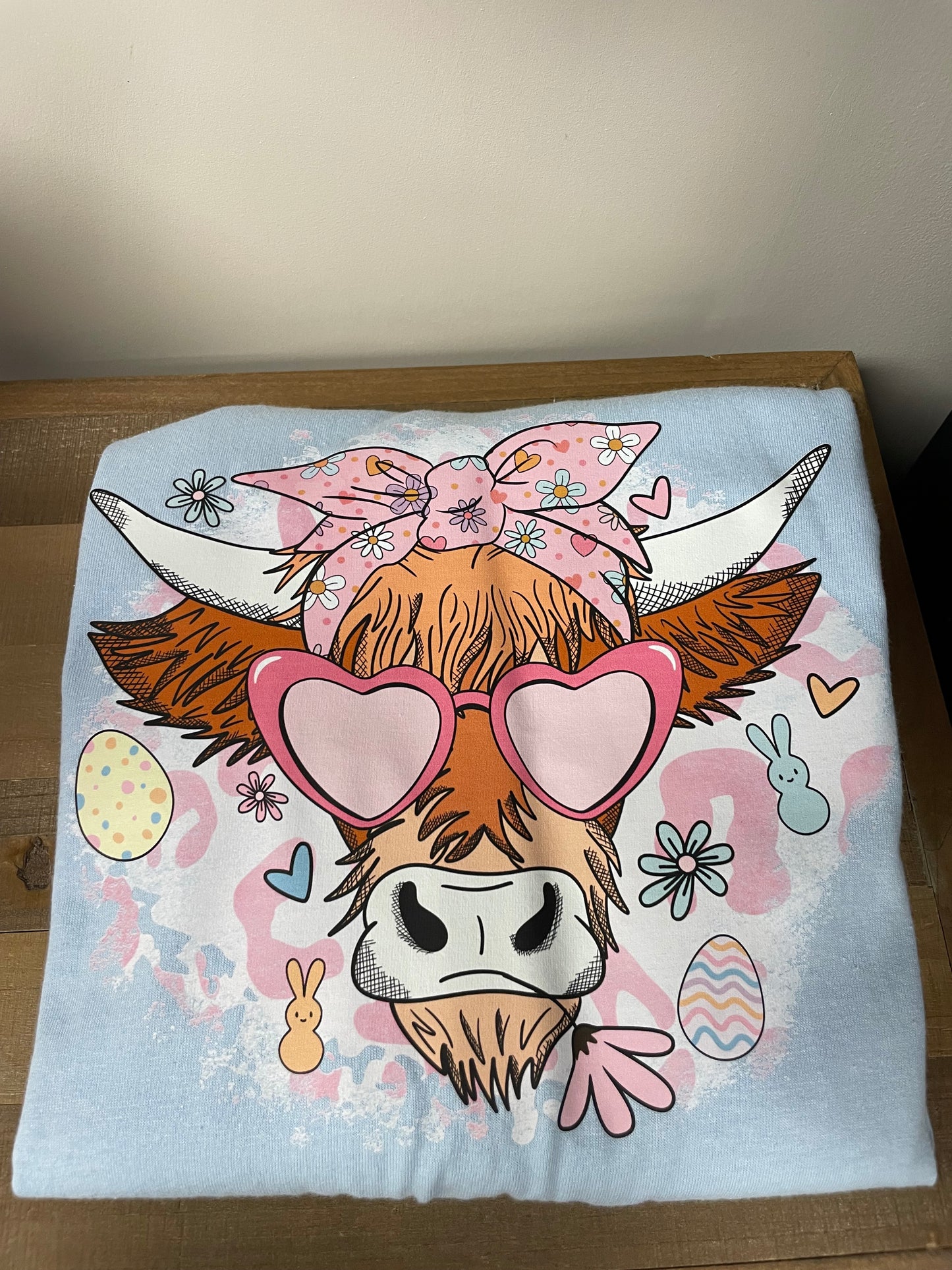 Easter Cow Long Sleeve Shirt