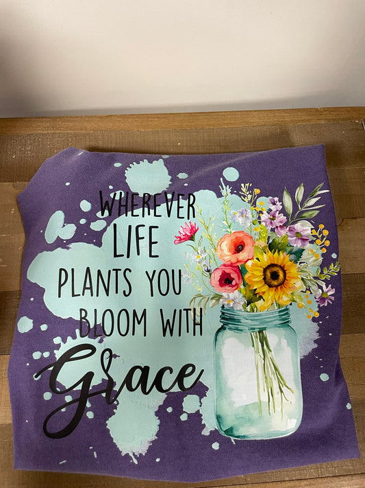 Bloom with Grace Small Shirt