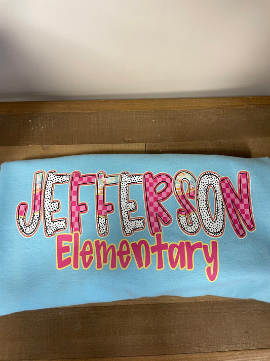 Jefferson Elementary XL Shirt
