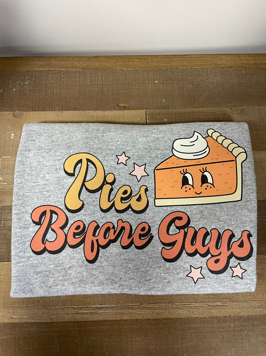 Youth XS Pies before guys shirt
