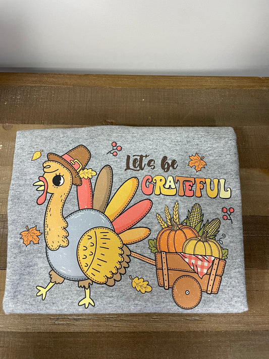 Youth XS Let’s be grateful shirt