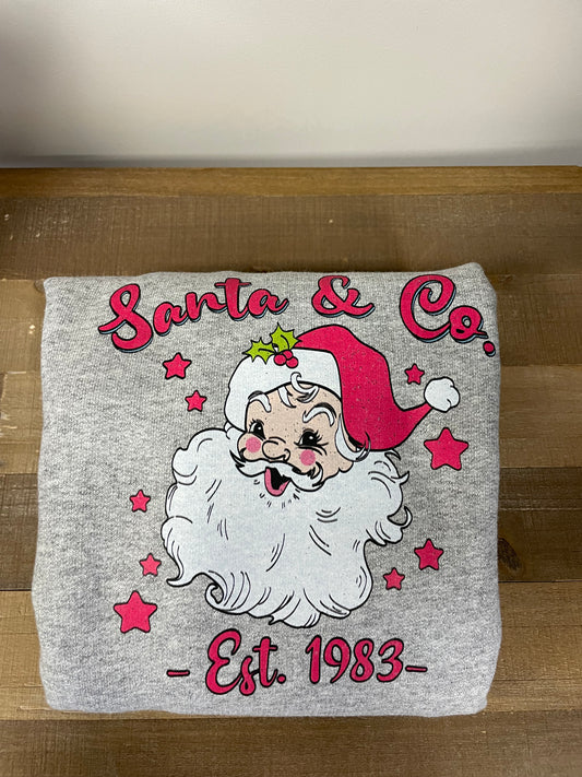Youth XS Santa crewneck