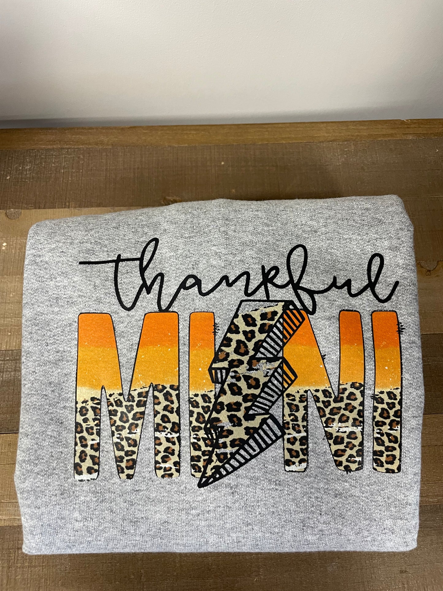 Youth Small Thankful Mini Crewneck