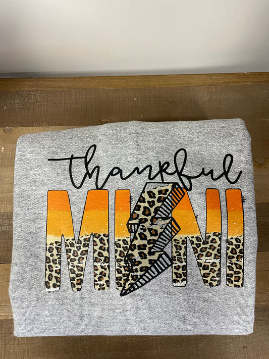 Youth Small Thankful Mini Crewneck