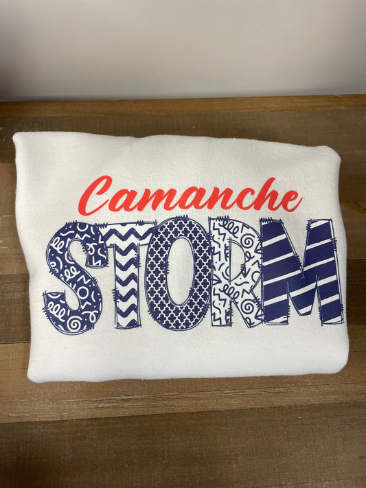 Youth Small Camanche Storm Crewneck