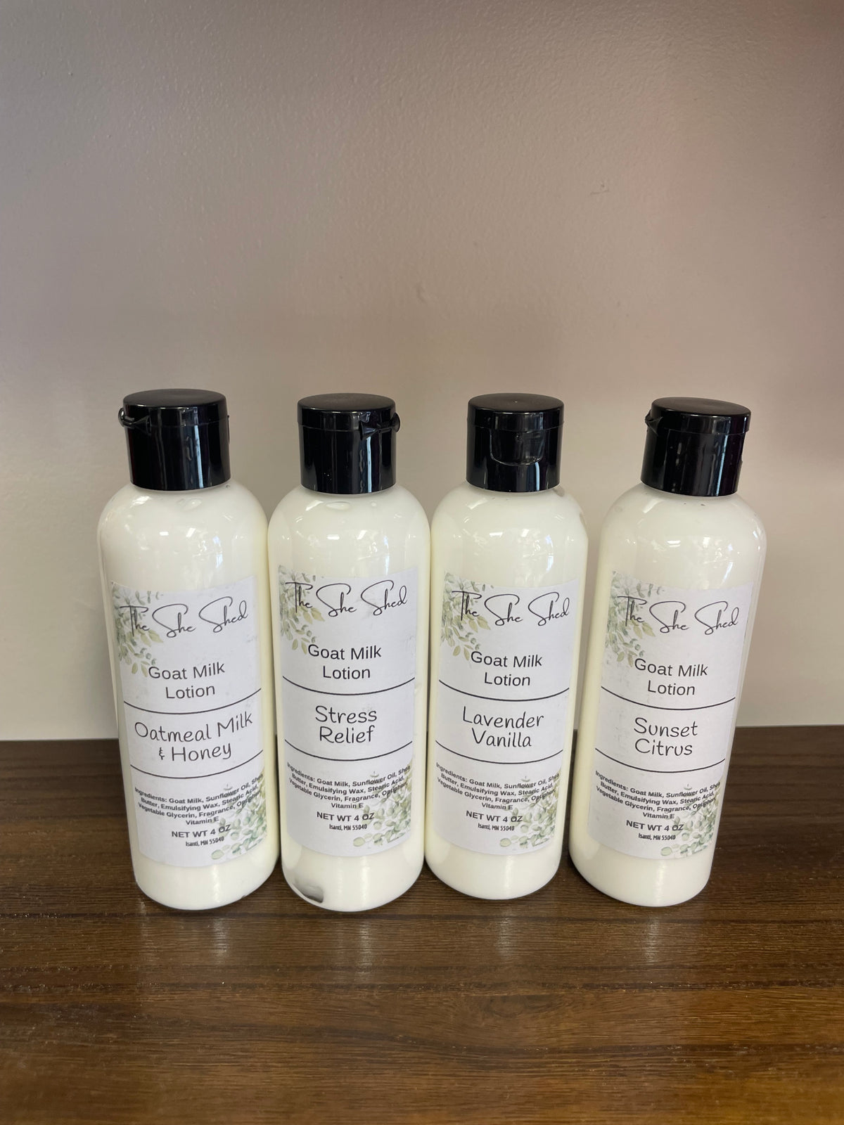 Goat Milk Lotion 4 oz bottle