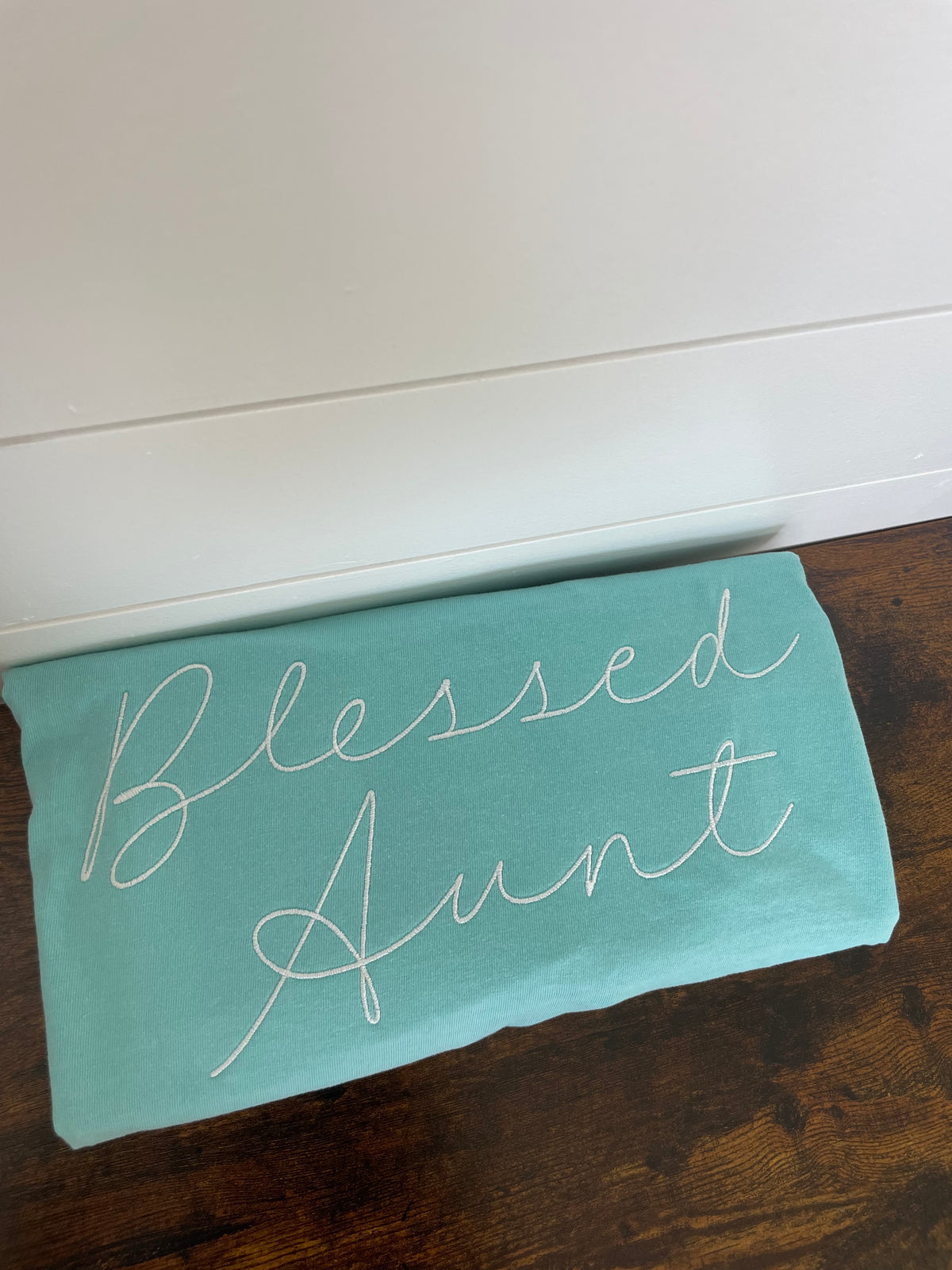 Blessed Aunt Embroidered Shirt