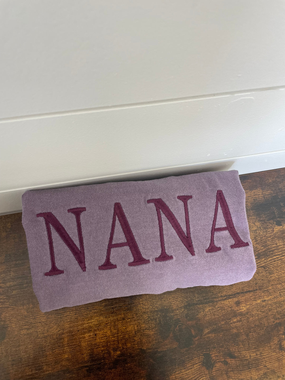 Nana Purple Embroidered Shirt