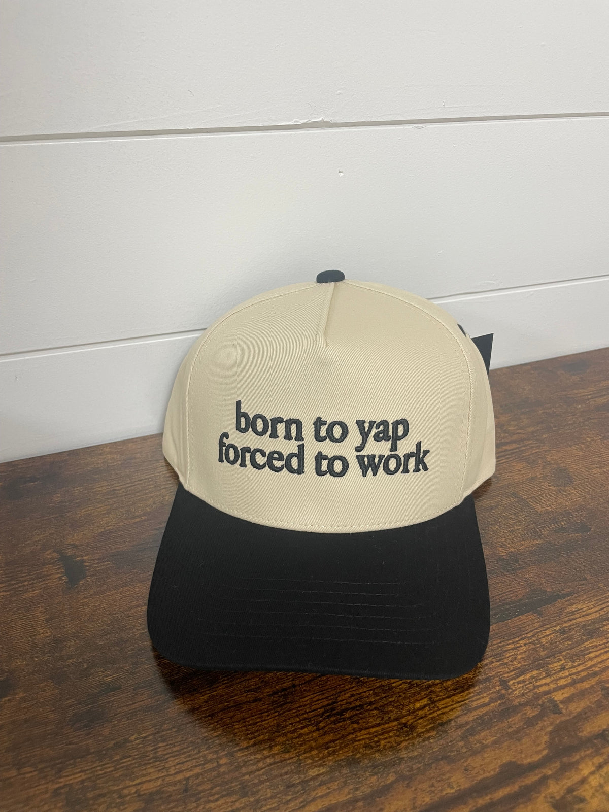 Born to yap embroidered hat