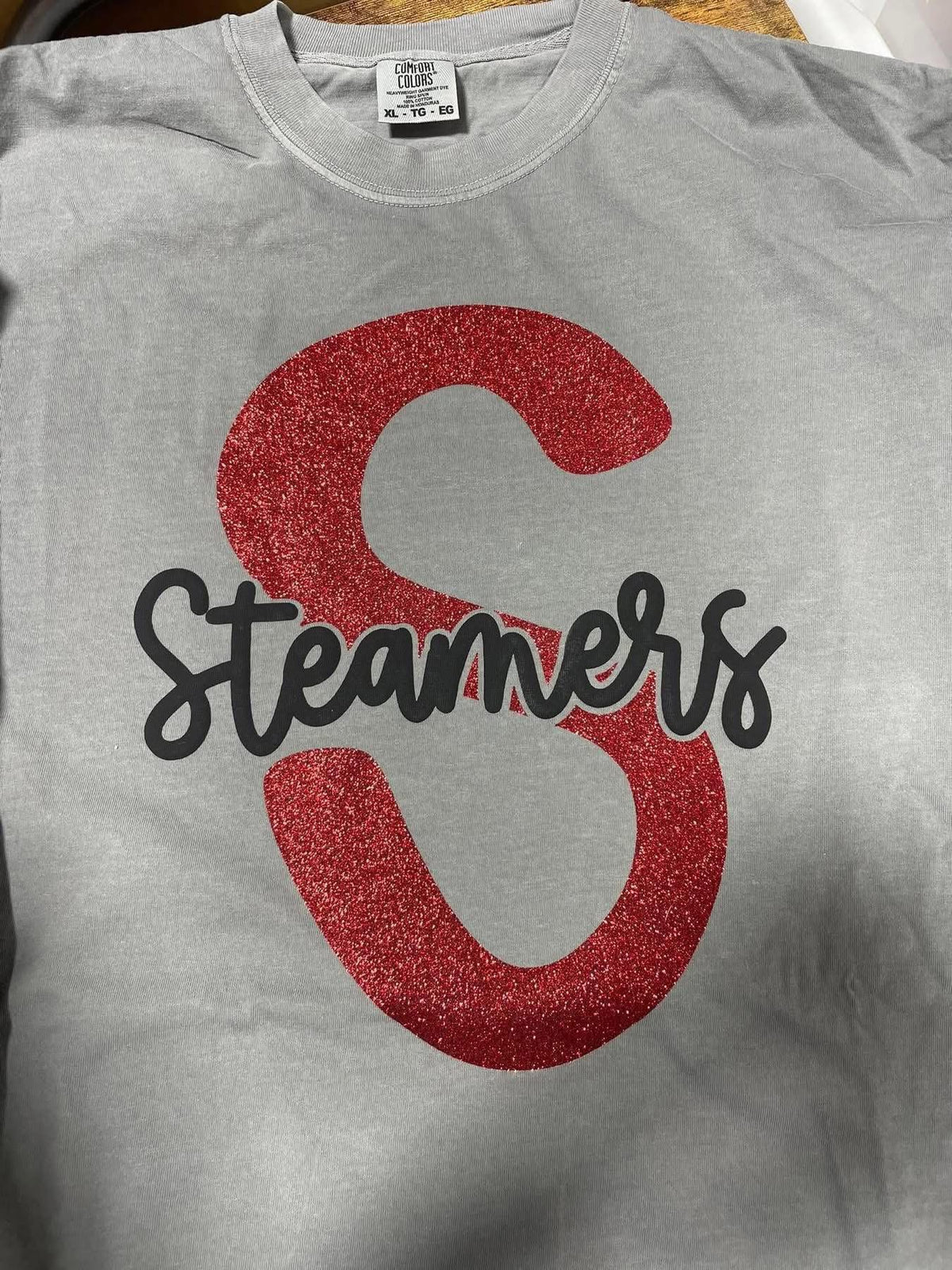 S Steamers Puff and Glitter Shirt