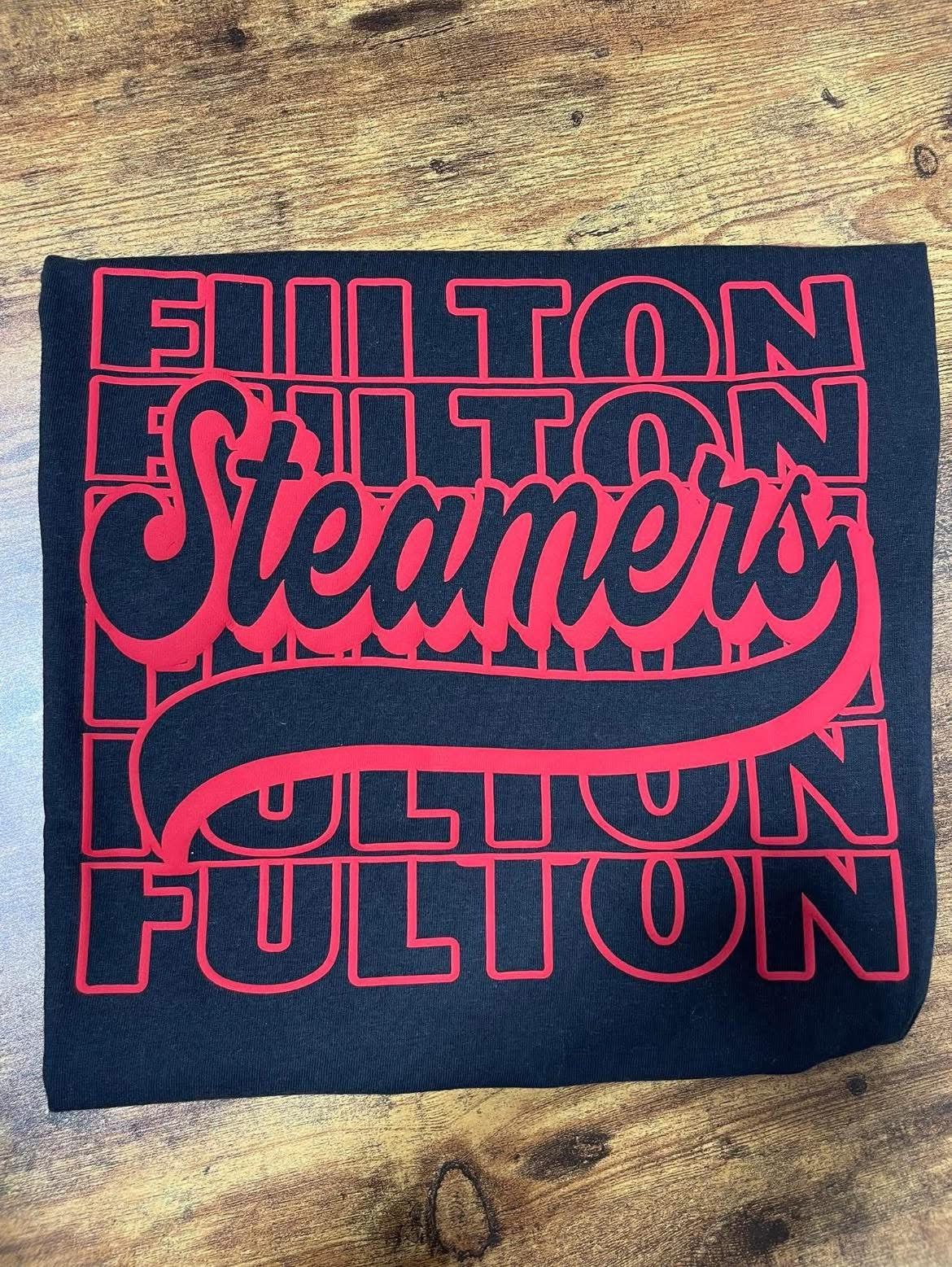 Fulton Steamers Puff Print Shirt