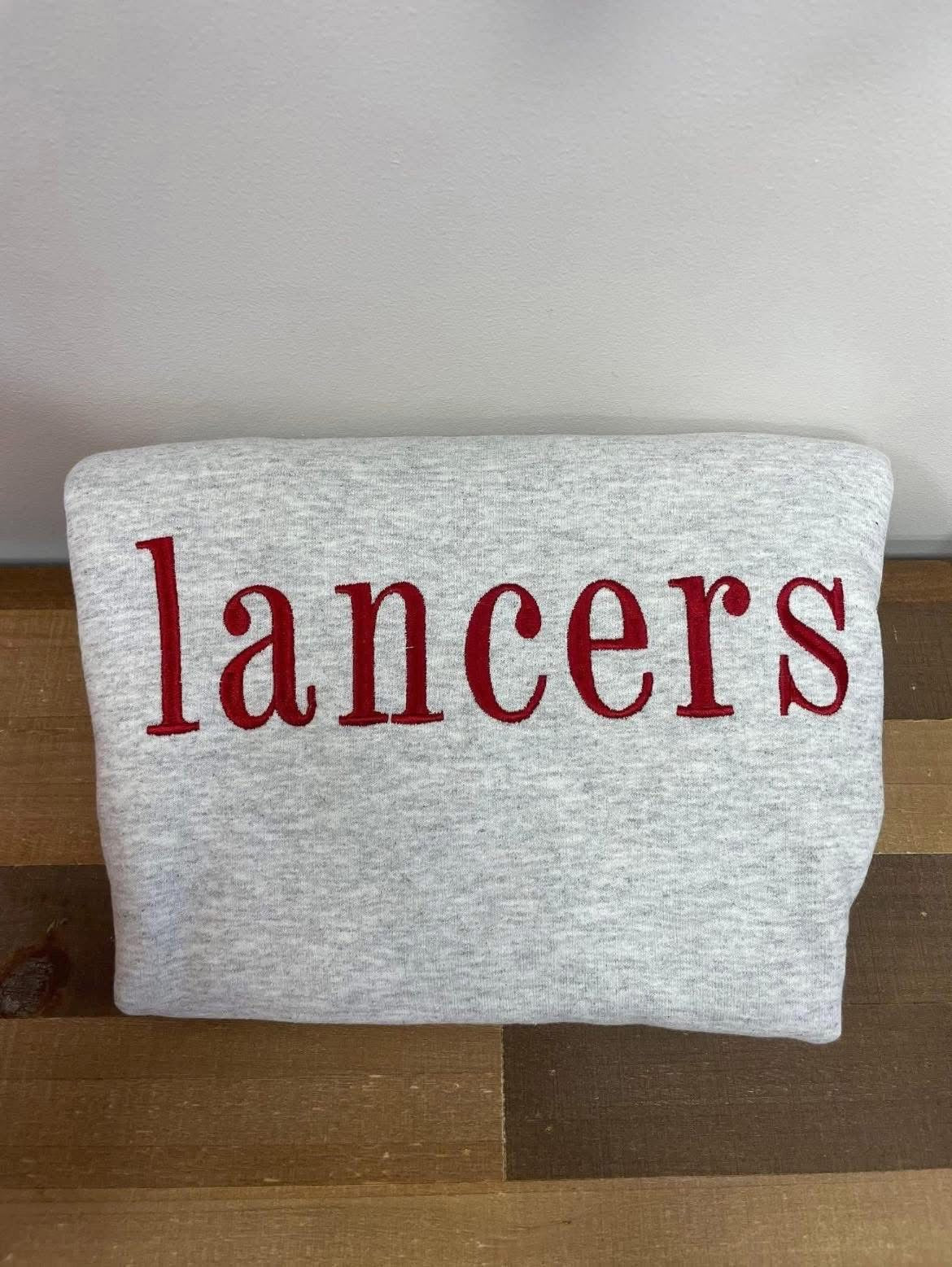 Lancers Embroidered Crewneck
