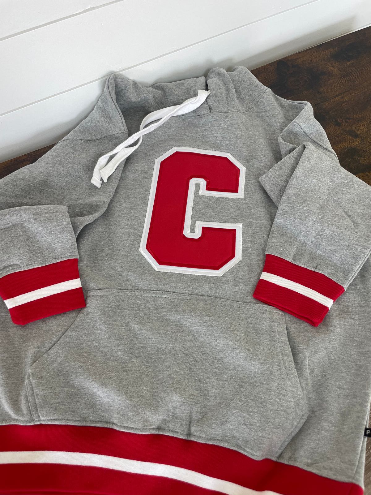 C Hoodie | Clinton Red Stripe