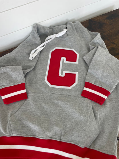 C Hoodie | Clinton Red Stripe