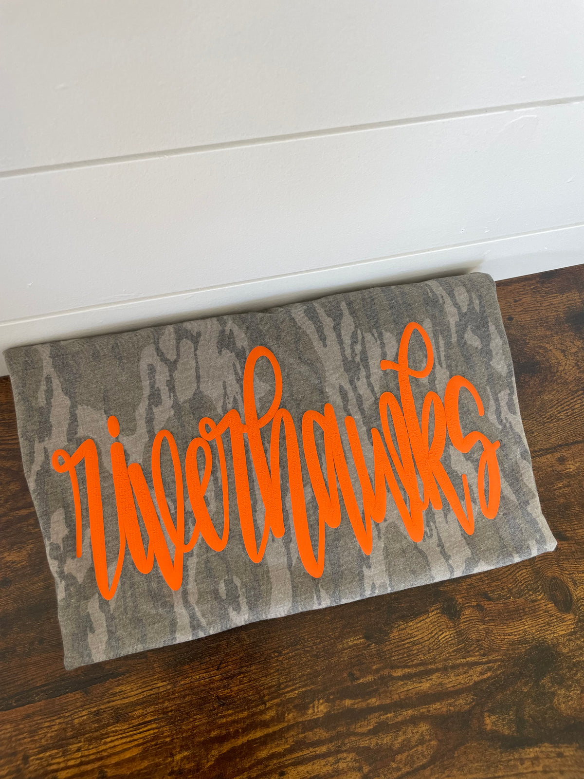 Riverhawks Mossy Oak shirt