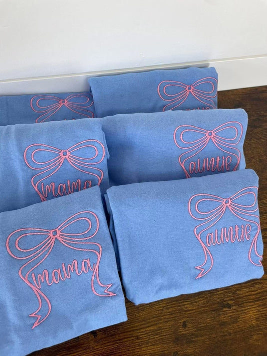 Auntie Bow shirt