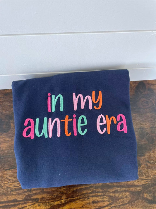 In my auntie era embroidered crewneck