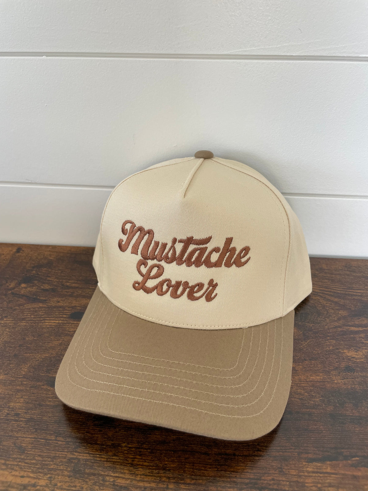 Mustache Lover Tan Hat