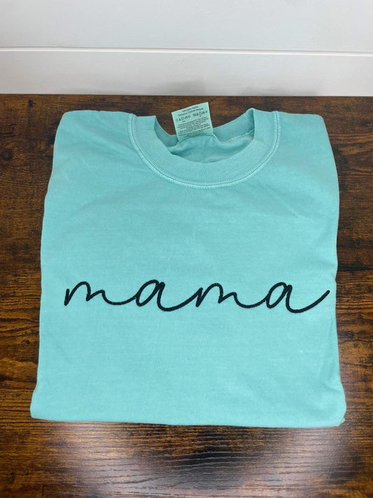 Mama Embroidered Shirt