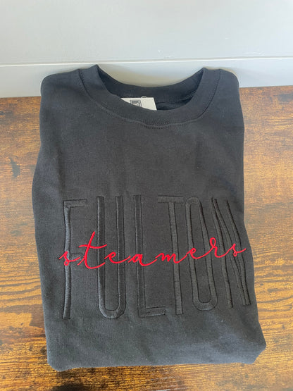 Fulton Steamers Embroidered Crewneck