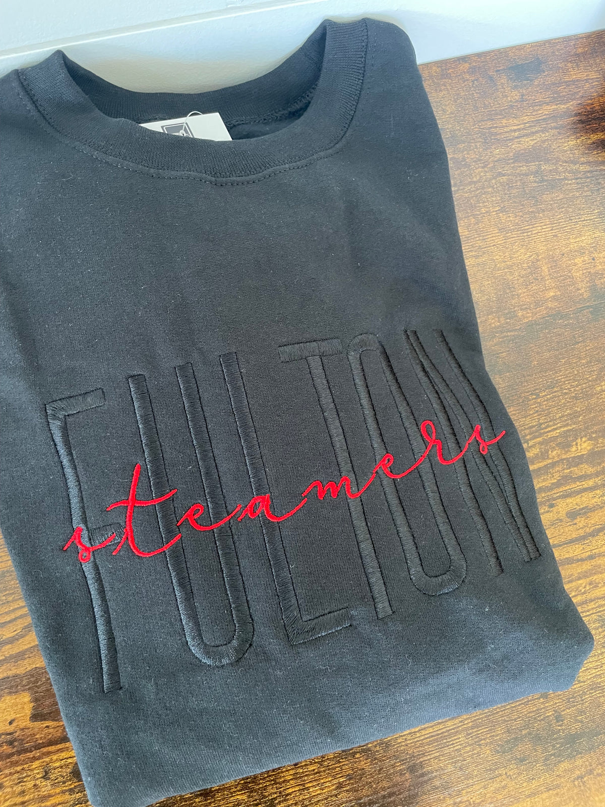 Fulton Steamers Embroidered Crewneck