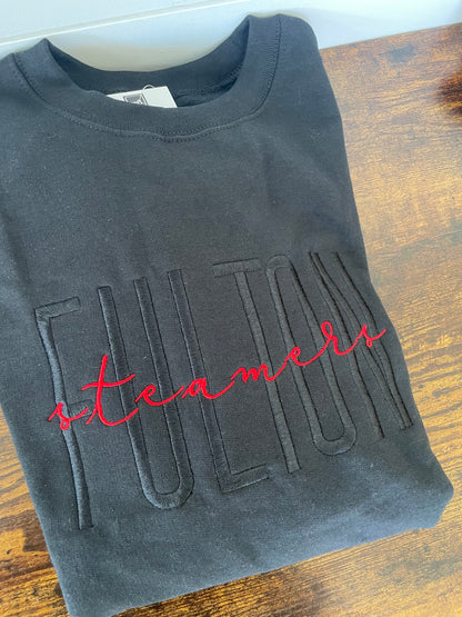 Fulton Steamers Embroidered Crewneck