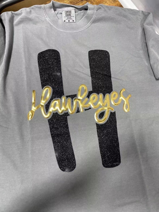 H Hawkeyes Puff Print Shirt