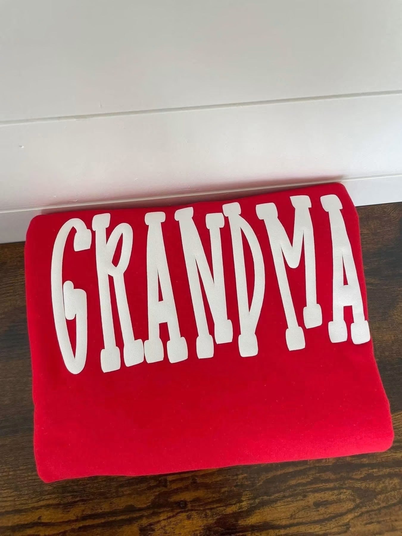 Grandma Red Crewneck