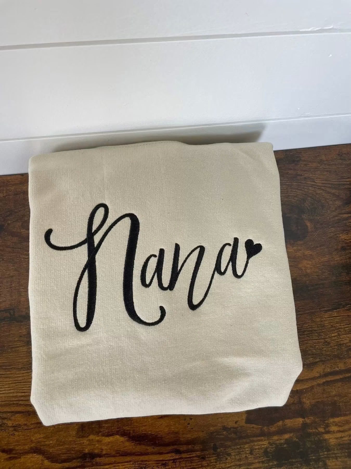 Nana Embroidered Crewneck