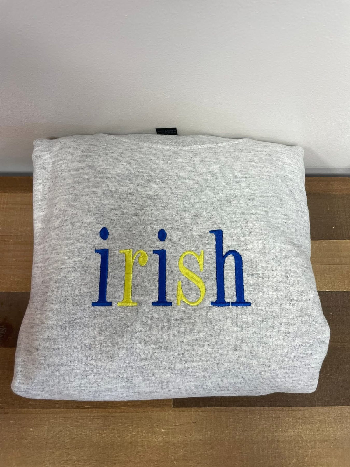 Irish Embroidered Crewneck