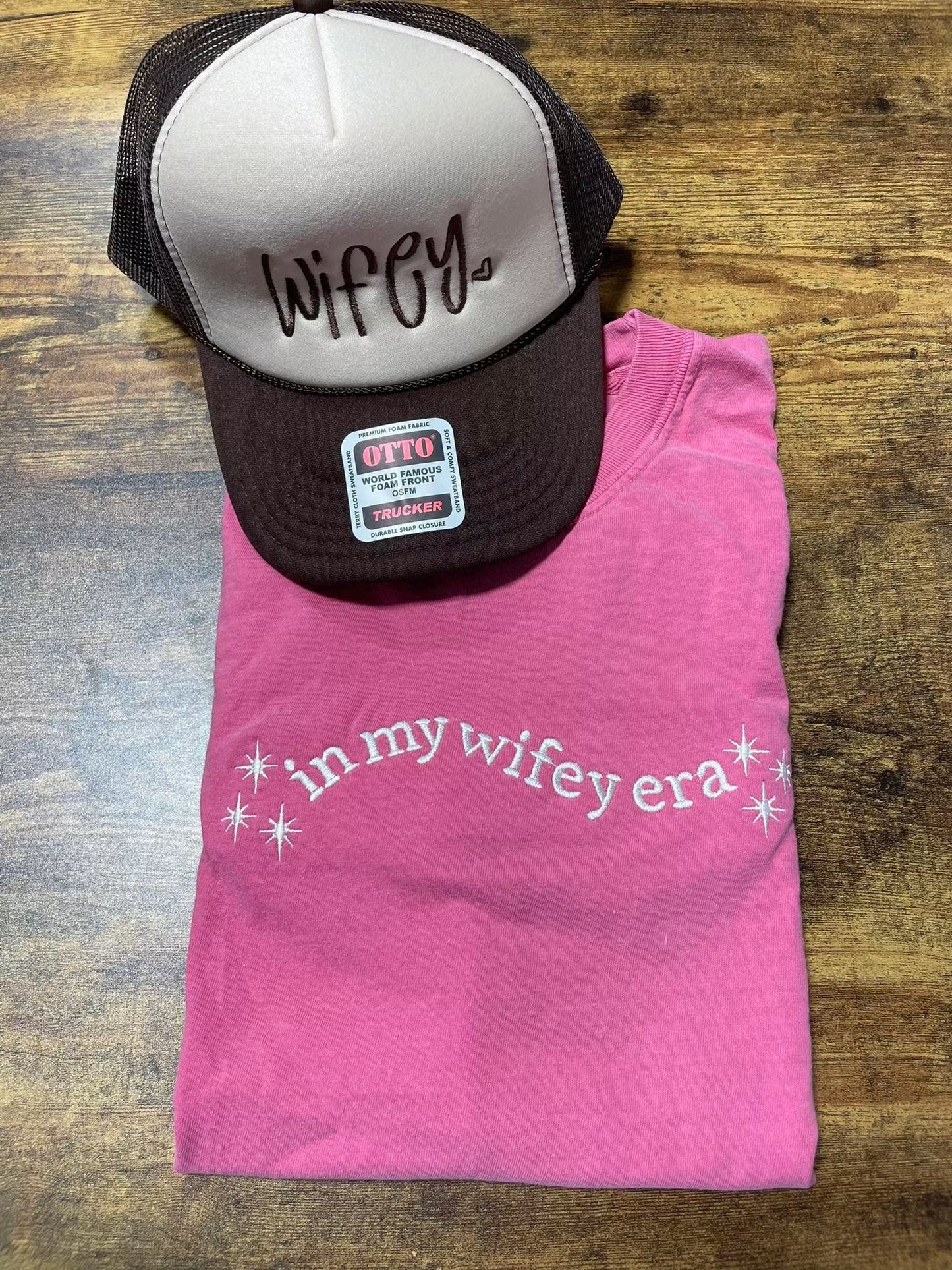Embroidered In My Wifey Era Comfort Colors Shirt