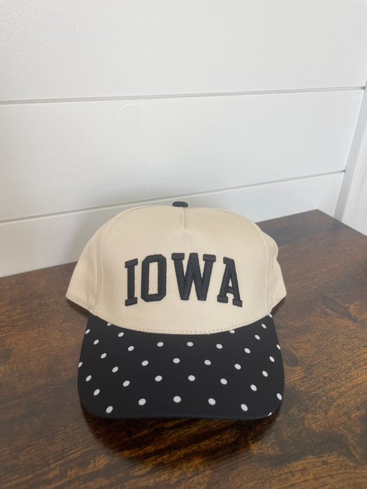 Iowa Polka Dot Hat