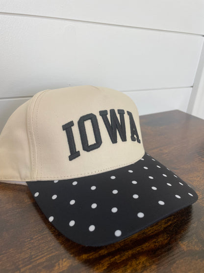 Iowa Polka Dot Hat
