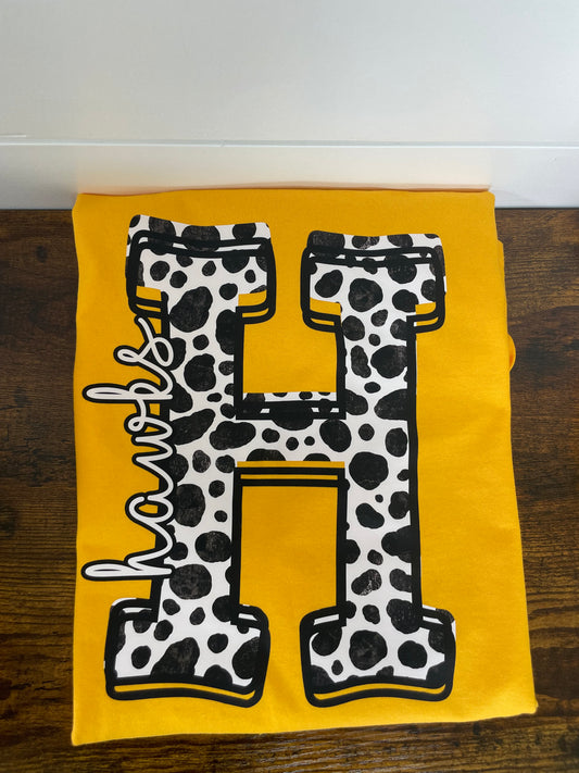 Gold Hawks shirt XL