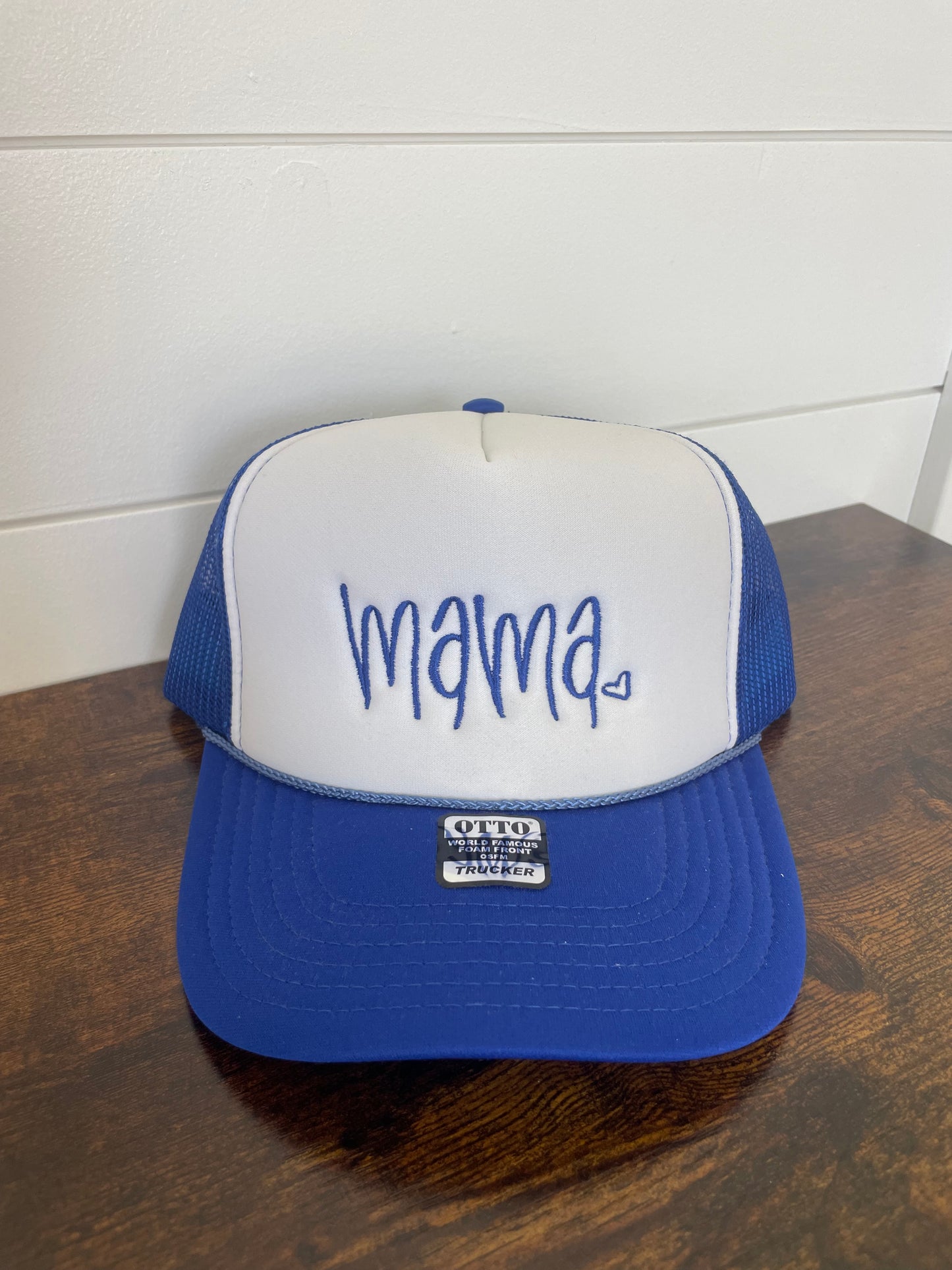 Blue mama hat