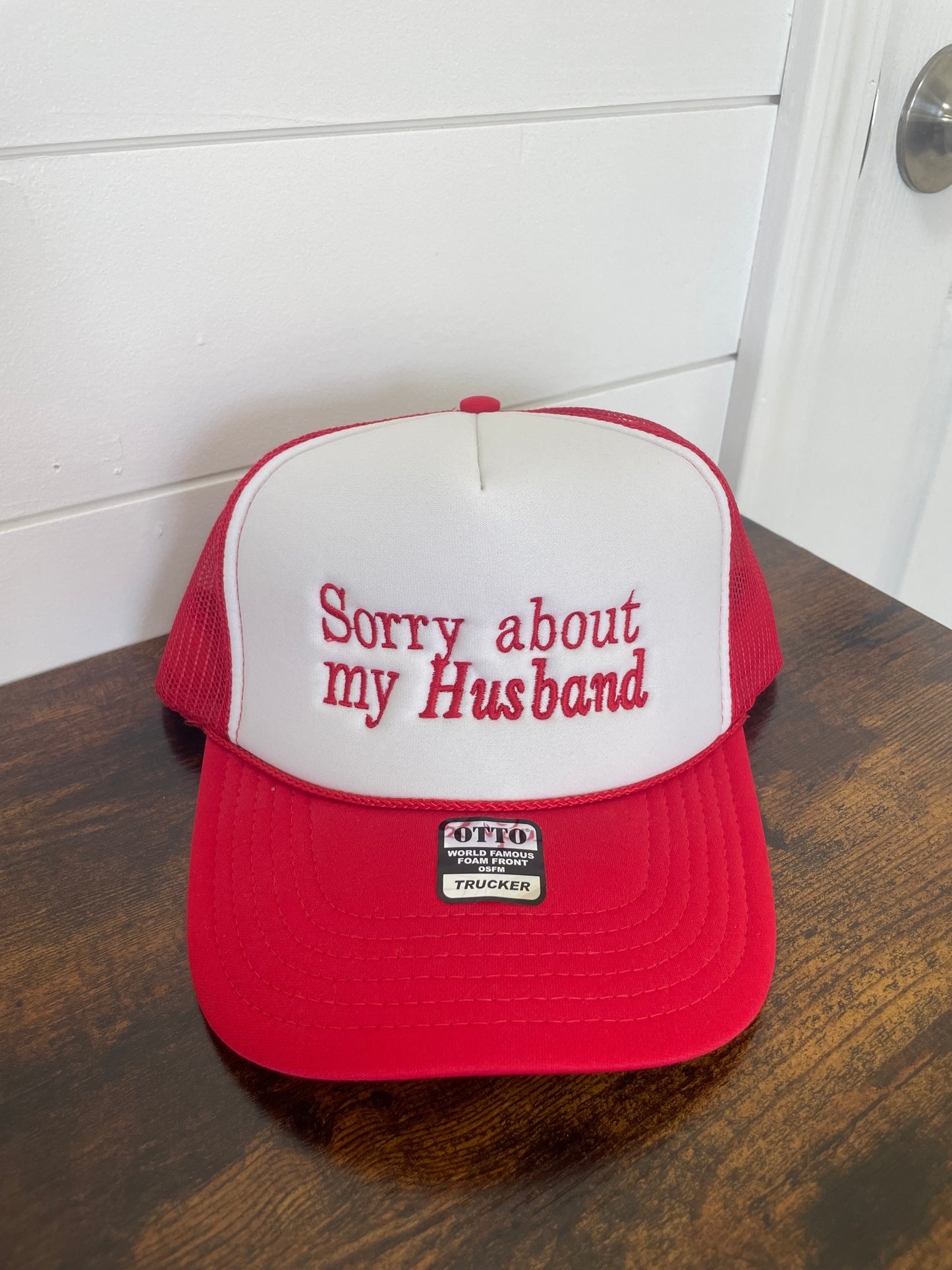 Sorry about my husband hat